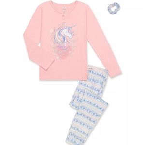New Girls Unicorn  Sleep Set sz M 7-8